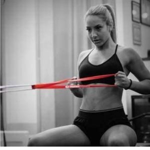MummyStrength Resistance Band for Men & Women. Stretch Band for Pull Up Exercise